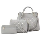 Crossbody Designer Women Leather Handbags Grey