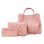 Crossbody Designer Women Leather Handbags Pink