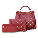 Crossbody Designer Women Leather Handbags Red