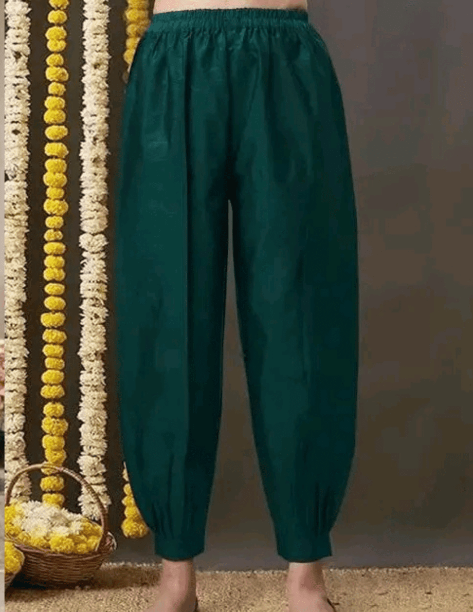 Women Silk Blend Banarasi Woven Work Kurta Salwar And Dupatta Set
