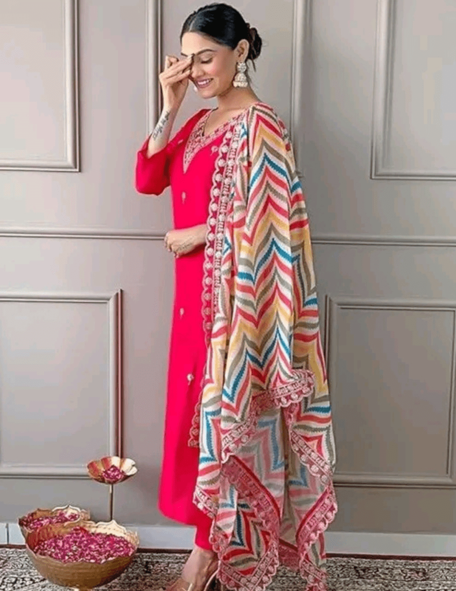 Kurta Pant Dupatta Set