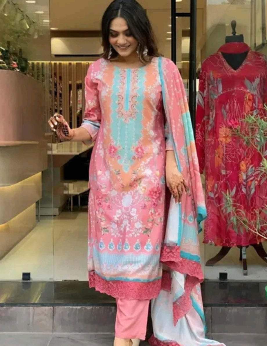 Women Kurta Set With Dupatta