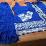 georgette Embroidered Women's Stitched Kurti|sharara garara for women photo review
